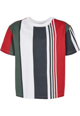 Boys Heavy Oversized Big AOP Stripe Tee white/navy 110/116