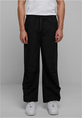 Wide Poplin Pants black 3XL