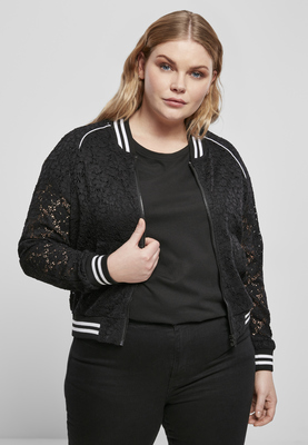 Ladies Lace College Blouson black 3XL