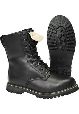 Lined Army Boots black  39