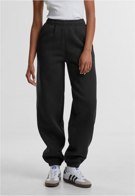 Ladies Fluffy Sweatpants black 3XL