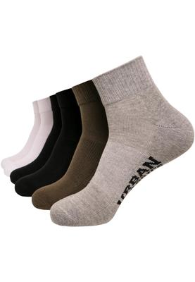 High Sneaker Socks 6-Pack black 39-42