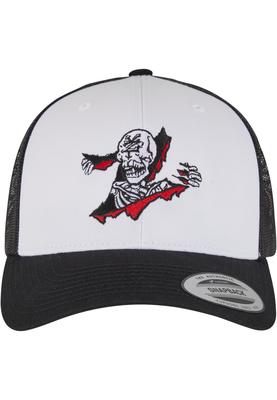 Zoo York Skeleton Retro Trucker Cap blk/wht/blk one size