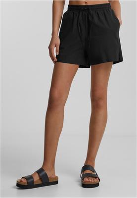 Ladies Seersucker Shorts black 3XL