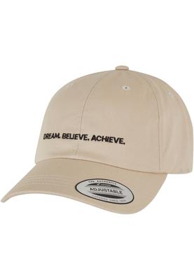 Dream Believe Achieve Cotton Twill Cap stone one size