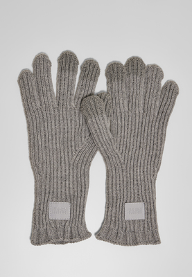 Knitted Wool Mix Smart Gloves black L/XL