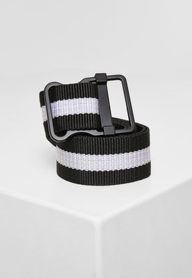 Easy Belt with Stripes black/white L/XL