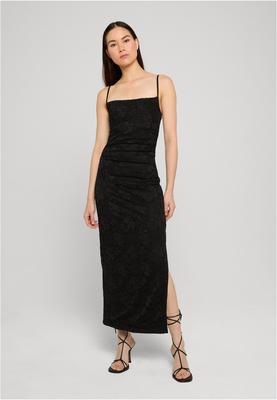 Ladies Stretch Lace Dress black L