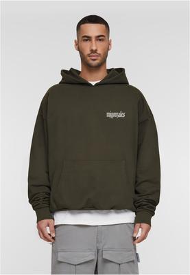 MJG Heavy Oversized Hoody -  FROSTED WINGS black 3XL