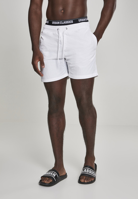 Two in One Swim Shorts blk/blk/wht L