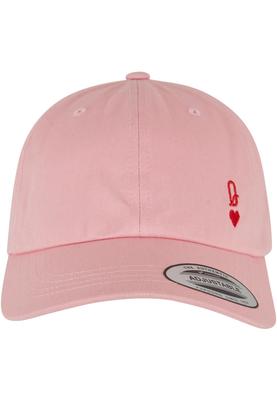 Queen Card Cotton Twill Cap pink one size