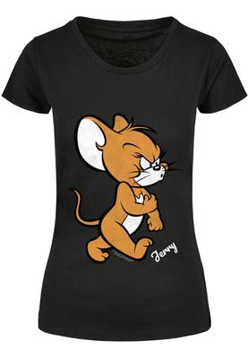 Ladies Tom & Jerry Angry Mouse T-Shirt black M