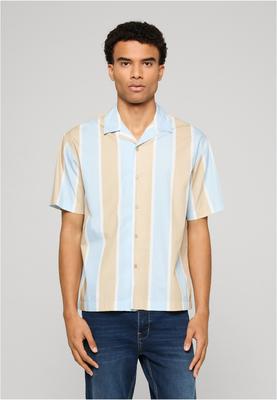 Summer Stripe Resort Shirt black/white 3XL
