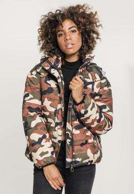 Ladies Boyfriend Camo Puffer Jacket darkcamo 3XL