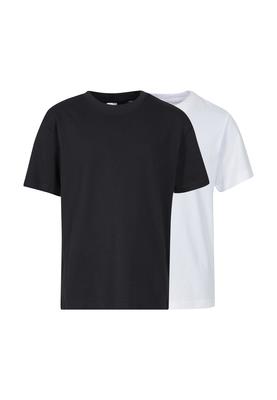 Kids Oversized Tee 2-Pack black+white 110/116