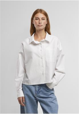 Ladies Short Oxford Shirt white L