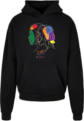 Love Is Love Oversized Hoody black 3XL