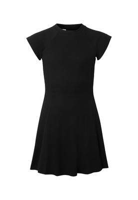 Girls Skater Rib Dress black 110/116