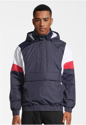 3 Tone Pull Over Jacket black/green/fire red L