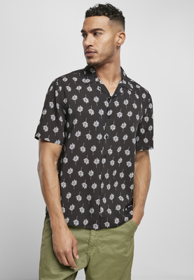 Viscose Resort Shirt black 3XL