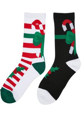 Fancy X-Mas Candy Socks 2-Pack multicolor 43-46