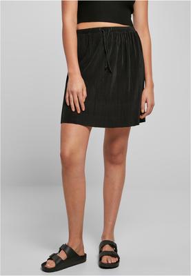 Ladies Plisse Mini Skirt black 3XL