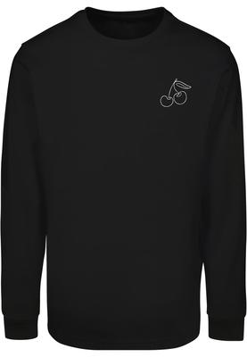 Ladies Cherry Longsleeve With Cuffrib black L