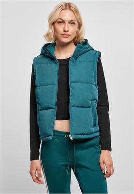 Ladies Recycled Twill Puffer Vest black 3XL