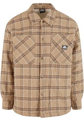 Southpole Flannel Quilted Shirt Jacket darkred L