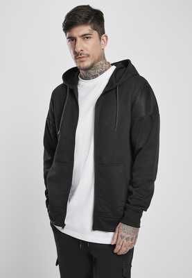Neoprene Block Tech Fleece Full Zip Hoodie black L