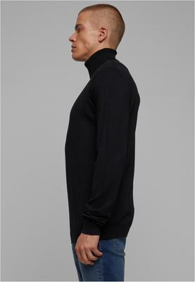 Knitted Turtleneck Sweater black 3XL