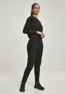 Ladies Polar Fleece Jumpsuit black L