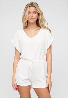 Jumpsuit mit Fledermausärmeln white L