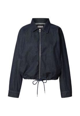 Ladies Light Denim Balloon Jacket blue rinsed washed L