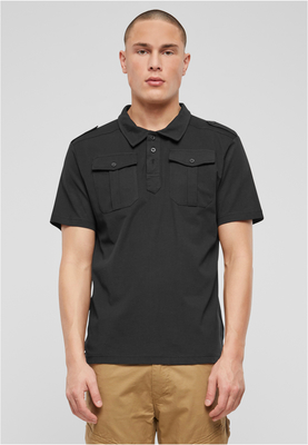 Jersey Poloshirt Jon halfsleeve black 3XL