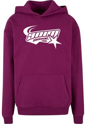 SENSE STAR Hoodie aubergine M