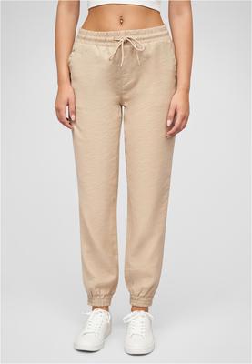 Stoffhose mit 2-Pockets und Tunnelzug beige L