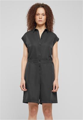 Ladies Viscose Twill Jumpsuit black 3XL
