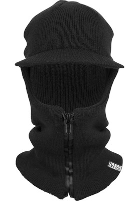 Zipped Balaclava Visor black one size