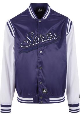 Starter Satin College Jacket deepnight L