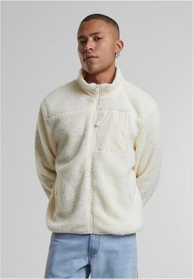 Teddy Jacket With Stand Up Collar whitesand XL