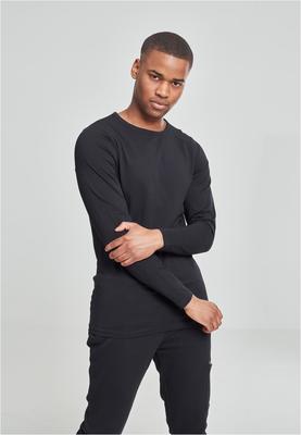 Fitted Stretch L/S Tee black L