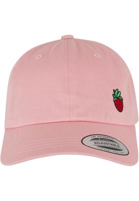 Strawberry Cotton Twill Cap pink one size