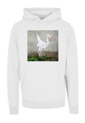 Origami Bird Hoody white M