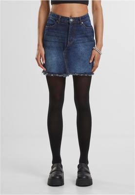 Ladies Heavy Mini Denim Skirt new light blue washed 26