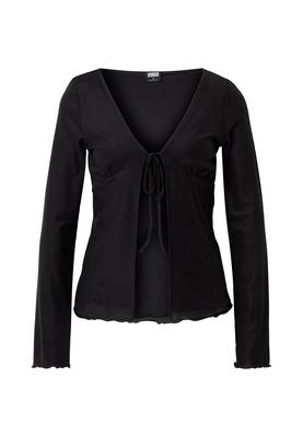 Ladies Mesh Cardigan black L