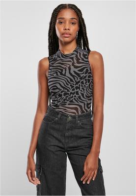 Ladies Sleeveless Mesh Body mangorose L