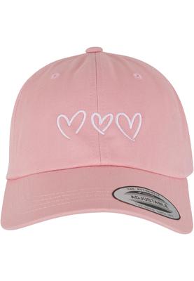 Heart Shapes Dad Cap pink one size