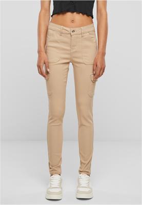 Cloud5ive Damen Cargo Leggings mit 4-Pockets beige L