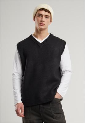 Knitted Vest black 3XL